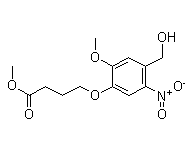 CAS: 176375-43-2   名称：methyl 4-[4-(hydroxymethyl)-2-methoxy-5-nitrophenoxy]butanoate